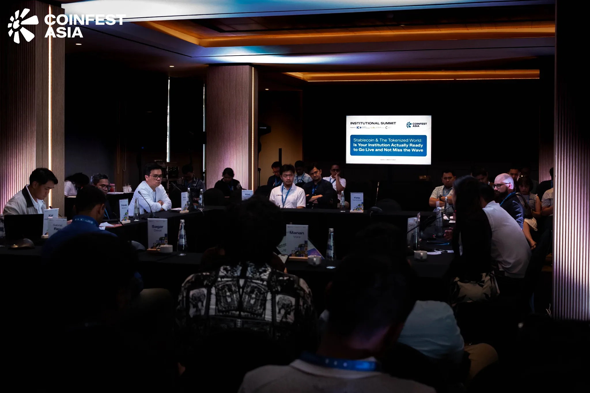Regulators, financial institutions, and digital asset industry players at the Institutional Summit during Coinfest Asia 2026.