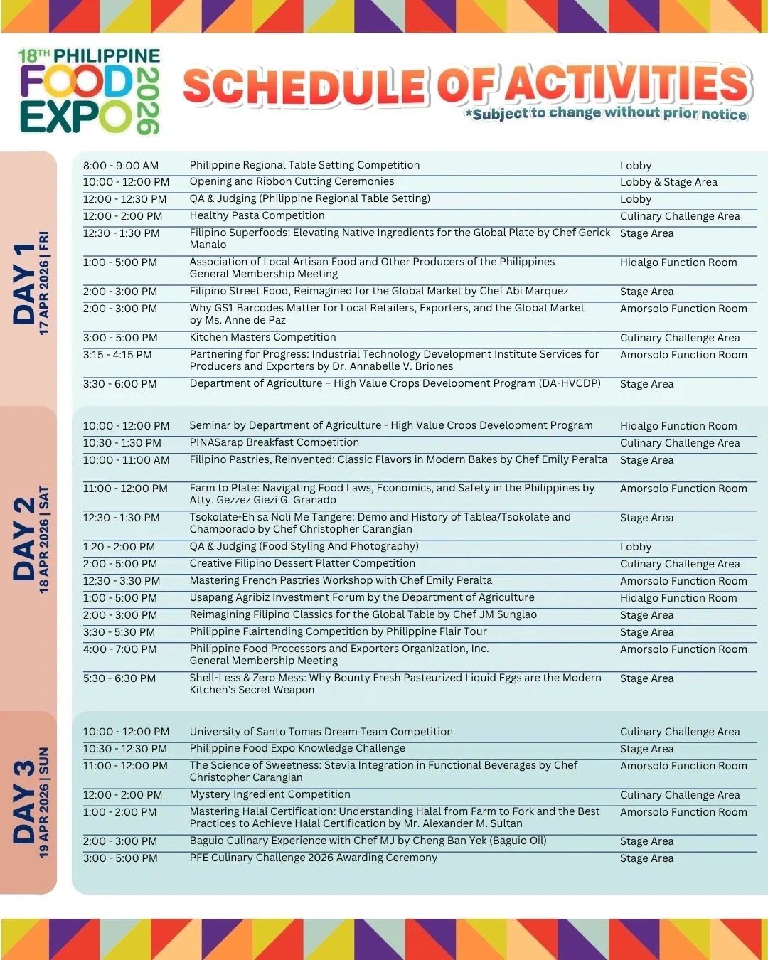 Philippine Food Expo 2026 Opens